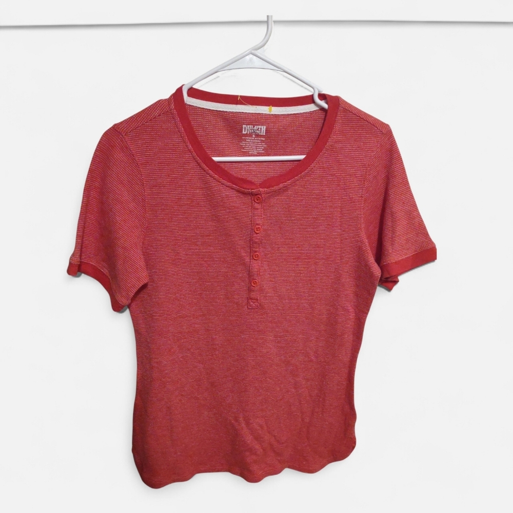 Duluth Trading Co Henly Shirt Small Elena Gilbert Classic Feminine Preppy‎ Twee